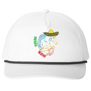 Derby De Mayo Gift Kentucky Horse Race Mexico Gift Snapback Five-Panel Rope Hat