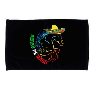 Derby De Mayo Gift Kentucky Horse Race Mexico Gift Microfiber Hand Towel