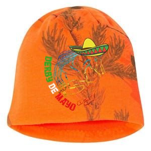 Derby De Mayo Gift Kentucky Horse Race Mexico Gift Kati - Camo Knit Beanie