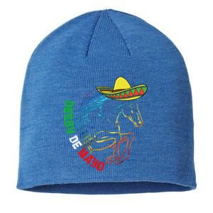 Derby De Mayo Gift Kentucky Horse Race Mexico Gift Sustainable Beanie