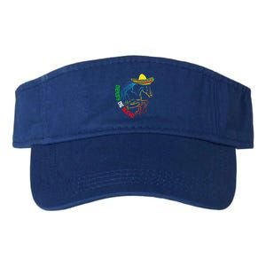 Derby De Mayo Gift Kentucky Horse Race Mexico Gift Valucap Bio-Washed Visor