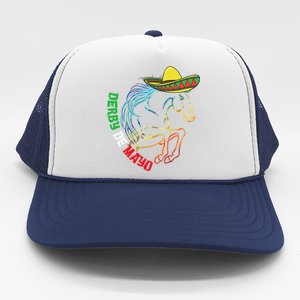 Derby De Mayo Gift Kentucky Horse Race Mexico Gift Trucker Hat