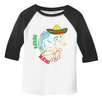 Derby De Mayo Gift Kentucky Horse Race Mexico Gift Toddler Fine Jersey T-Shirt