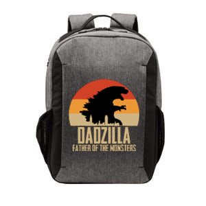 Dinosaur Dad Monsters FatherS Day Dadzilla Dino Sunset Vector Backpack