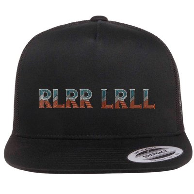 Drum Drumming Music Instrument Rlrr Lrll Drummer Flat Bill Trucker Hat