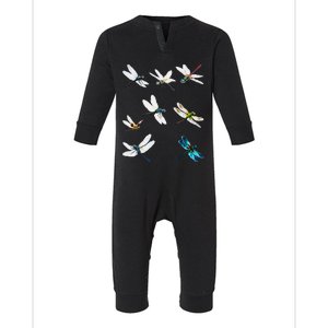 Dragonfly Dragonflies Natural Mosquito Repellent Biting Bugs Infant Fleece One Piece