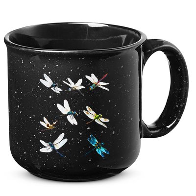 Dragonfly Dragonflies Natural Mosquito Repellent Biting Bugs 15oz Campfire Ceramic Mug