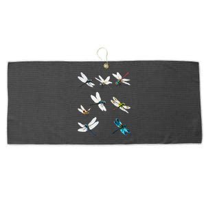 Dragonfly Dragonflies Natural Mosquito Repellent Biting Bugs Large Microfiber Waffle Golf Towel