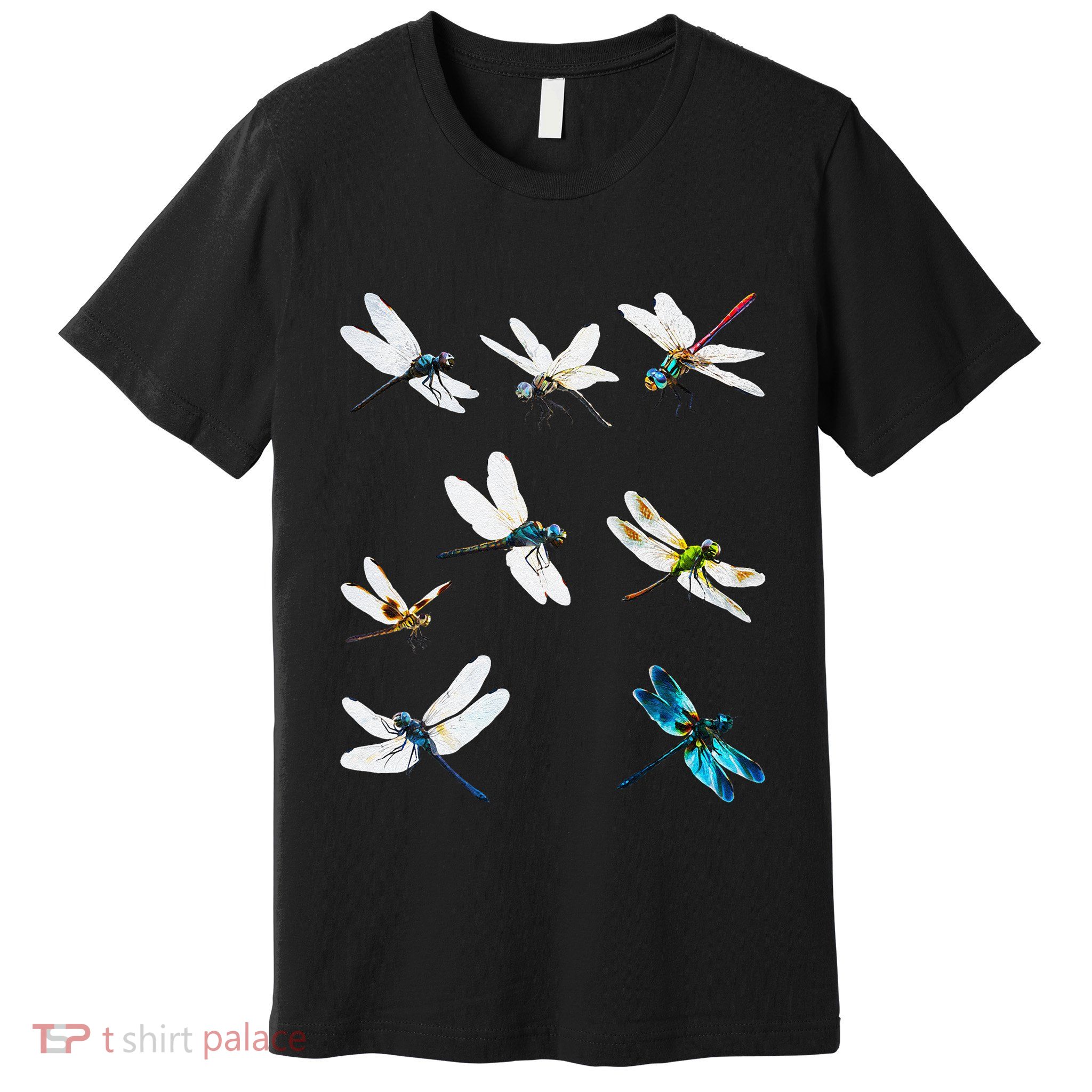 Dragonfly Dragonflies Natural Mosquito Repellent Biting Bugs Premium T-Shirt