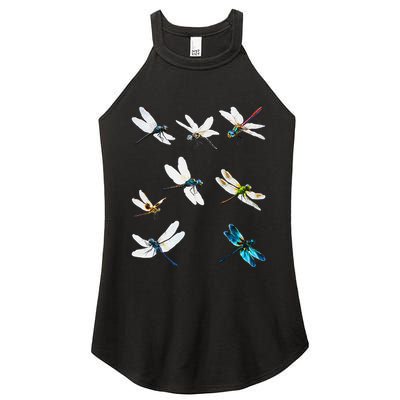 Dragonfly Dragonflies Natural Mosquito Repellent Biting Bugs Women's Perfect Tri Rocker Tank