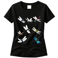 Dragonfly Dragonflies Natural Mosquito Repellent Biting Bugs Womens T-Shirt