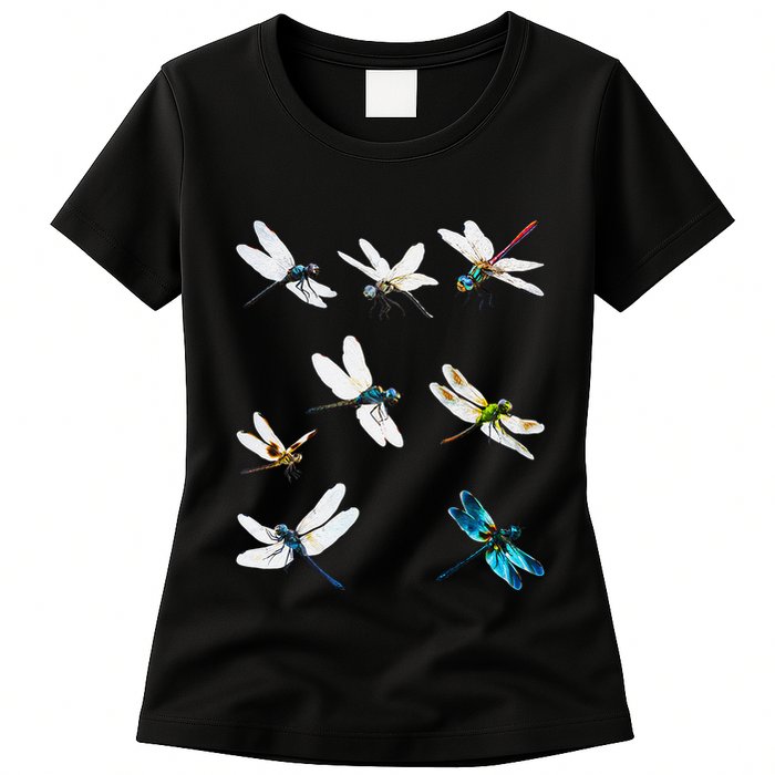 Dragonfly Dragonflies Natural Mosquito Repellent Biting Bugs Womens T-Shirt