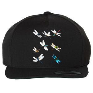 Dragonfly Dragonflies Natural Mosquito Repellent Biting Bugs Wool Snapback Cap