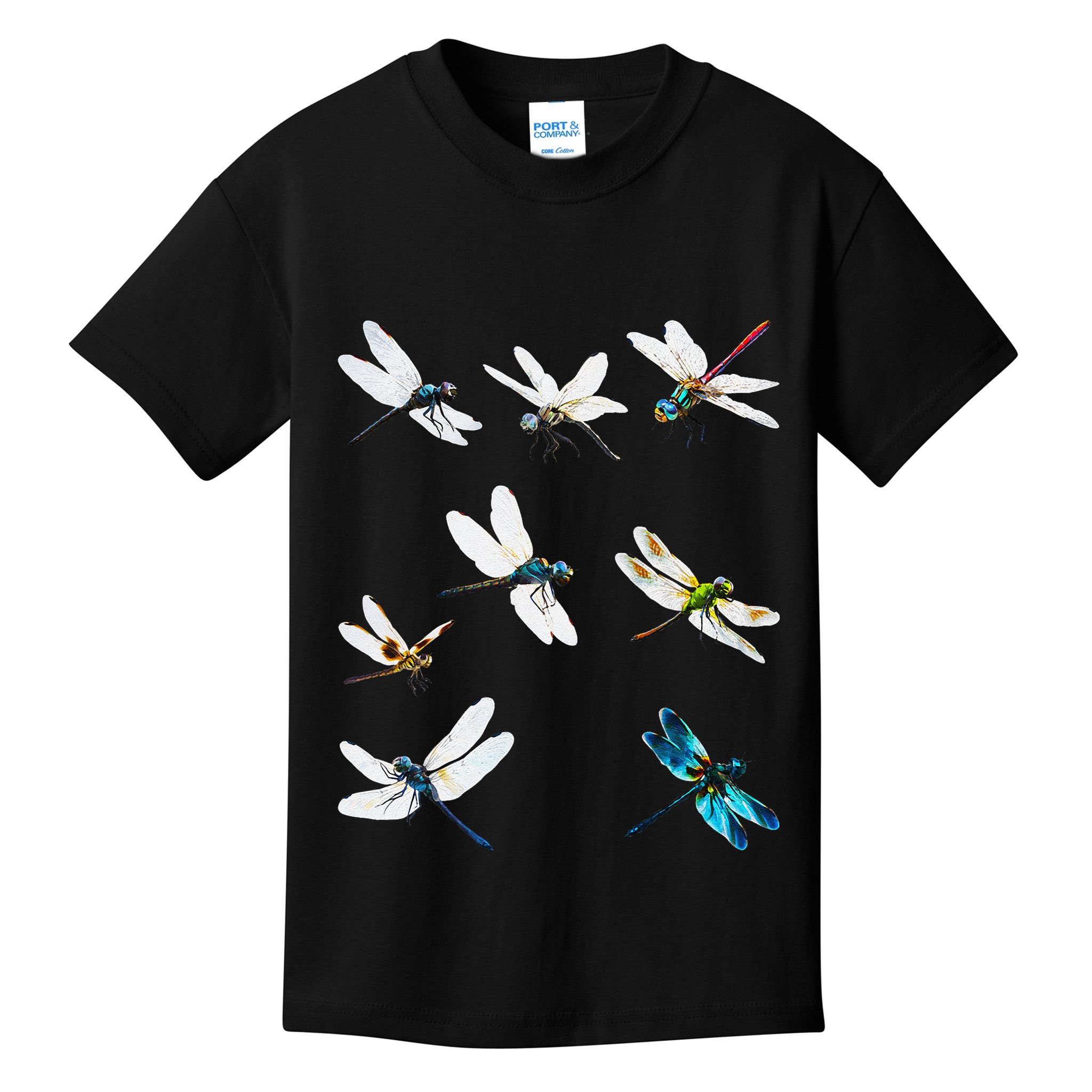 Dragonfly Dragonflies Natural Mosquito Repellent Biting Bugs Kids T-Shirt