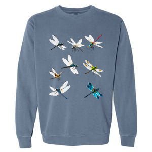 Dragonfly Dragonflies Natural Mosquito Repellent Biting Bugs Garment-Dyed Sweatshirt