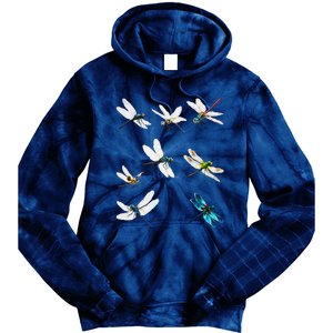 Dragonfly Dragonflies Natural Mosquito Repellent Biting Bugs Tie Dye Hoodie