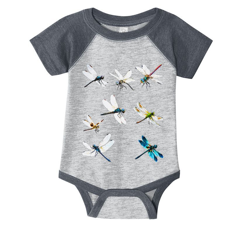 Dragonfly Dragonflies Natural Mosquito Repellent Biting Bugs Infant Baby Jersey Bodysuit