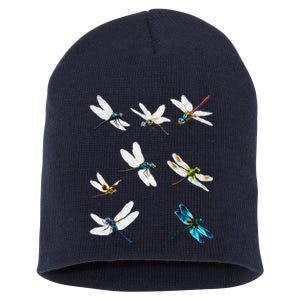 Dragonfly Dragonflies Natural Mosquito Repellent Biting Bugs Short Acrylic Beanie