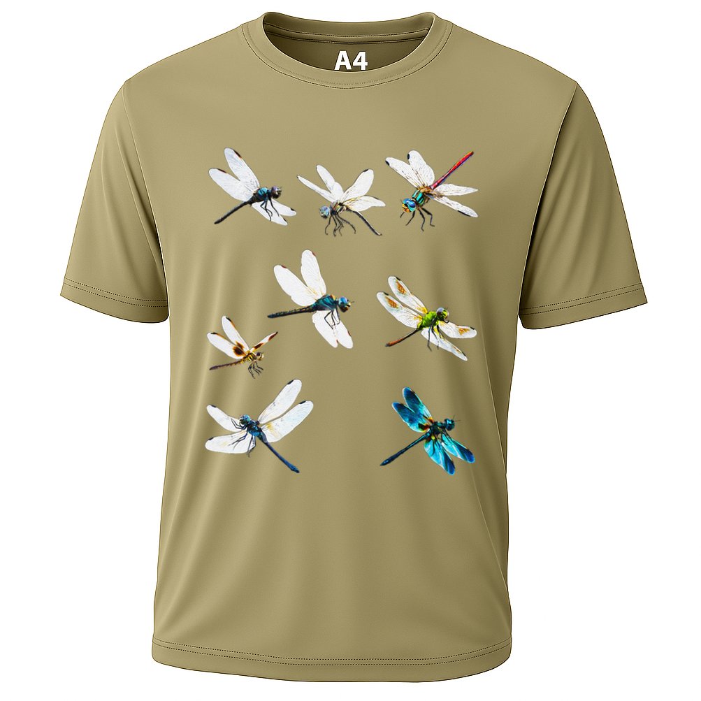 Dragonfly Dragonflies Natural Mosquito Repellent Biting Bugs Performance Shirt
