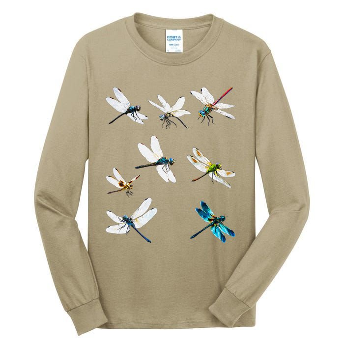 Dragonfly Dragonflies Natural Mosquito Repellent Biting Bugs Tall Long Sleeve T-Shirt