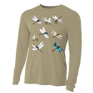 Dragonfly Dragonflies Natural Mosquito Repellent Biting Bugs Cooling Performance Long Sleeve Crew