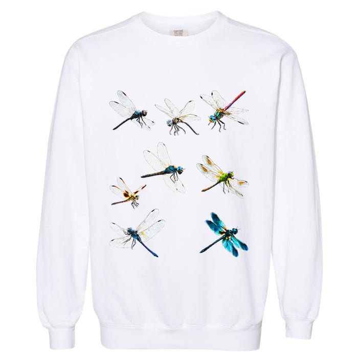 Dragonfly Dragonflies Natural Mosquito Repellent Biting Bugs Garment-Dyed Sweatshirt