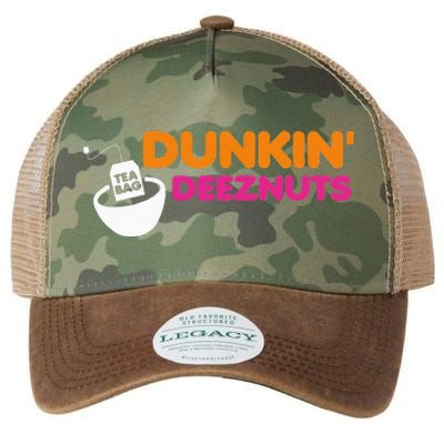 Dunkin Deez Nuts Funny Dunkin Deeznuts Tea Bag Legacy Tie Dye Trucker Hat