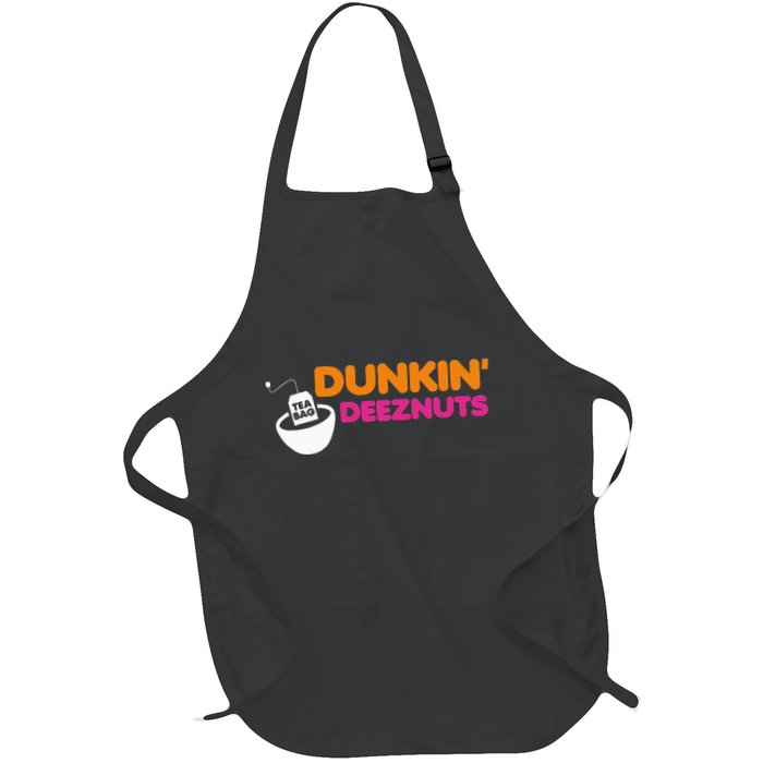 Dunkin Deez Nuts Funny Dunkin Deeznuts Tea Bag Apron