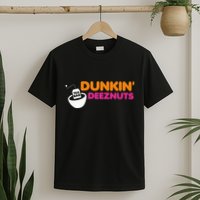 Dunkin Deez Nuts Funny Dunkin Deeznuts Tea Bag T-Shirt