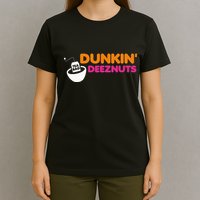 Dunkin Deez Nuts Funny Dunkin Deeznuts Tea Bag T-Shirt