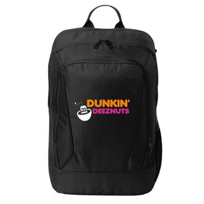 Dunkin Deez Nuts Funny Dunkin Deeznuts Tea Bag City Backpack