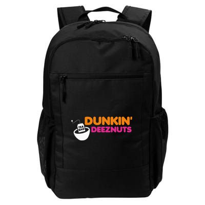 Dunkin Deez Nuts Funny Dunkin Deeznuts Tea Bag Backpack