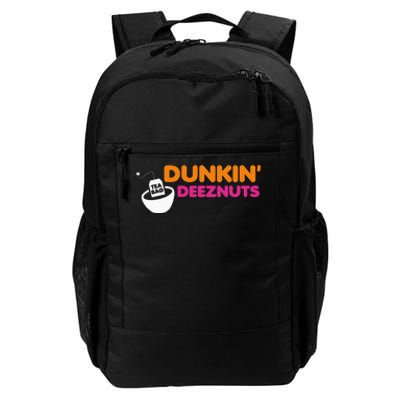 Dunkin Deez Nuts Funny Dunkin Deeznuts Tea Bag Daily Commute Backpack