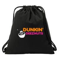 Dunkin Deez Nuts Funny Dunkin Deeznuts Tea Bag Drawstring Bag