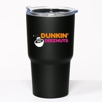 Dunkin Deez Nuts Funny Dunkin Deeznuts Tea Bag Tumbler
