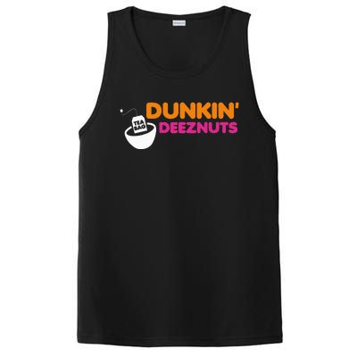 Dunkin Deez Nuts Funny Dunkin Deeznuts Tea Bag PosiCharge Competitor Tank