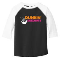 Dunkin Deez Nuts Funny Dunkin Deeznuts Tea Bag Toddler Fine Jersey T-Shirt
