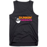 Dunkin Deez Nuts Funny Dunkin Deeznuts Tea Bag Tank Top
