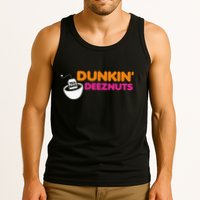 Dunkin Deez Nuts Funny Dunkin Deeznuts Tea Bag Tank Top
