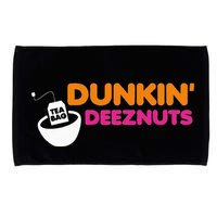 Dunkin Deez Nuts Funny Dunkin Deeznuts Tea Bag Microfiber Hand Towel