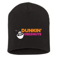 Dunkin Deez Nuts Funny Dunkin Deeznuts Tea Bag Short Acrylic Beanie
