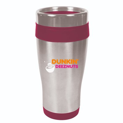 Dunkin Deez Nuts Funny Dunkin Deeznuts Tea Bag 16oz Travel Tumbler