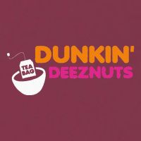 Dunkin Deez Nuts Funny Dunkin Deeznuts Tea Bag 16oz Travel Tumbler