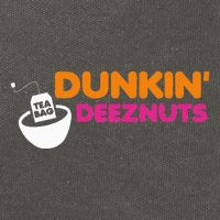 Dunkin Deez Nuts Funny Dunkin Deeznuts Tea Bag Cotton Canvas Backpack