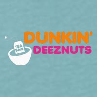 Dunkin Deez Nuts Funny Dunkin Deeznuts Tea Bag Sueded Cloud Jersey T-Shirt