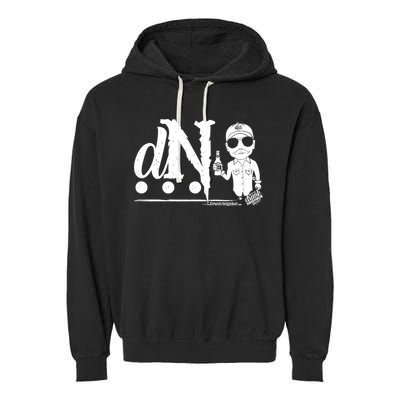 DN Drunk Neighbor 3Dot Logo (C) The Lit Texan (Dark) Garment-Dyed Fleece Hoodie