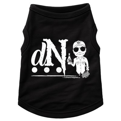 DN Drunk Neighbor 3Dot Logo (C) The Lit Texan (Dark) Doggie Tank