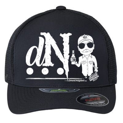 DN Drunk Neighbor 3Dot Logo (C) The Lit Texan (Dark) Flexfit Unipanel Trucker Cap