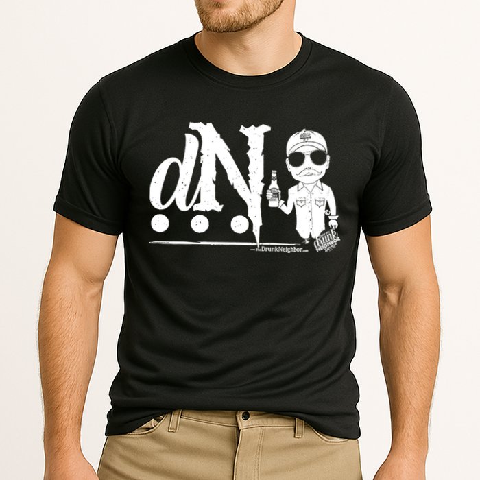 DN Drunk Neighbor 3Dot Logo (C) The Lit Texan (Dark) Performance Shirt