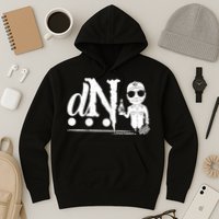 DN Drunk Neighbor 3Dot Logo (C) The Lit Texan (Dark) Hoodie